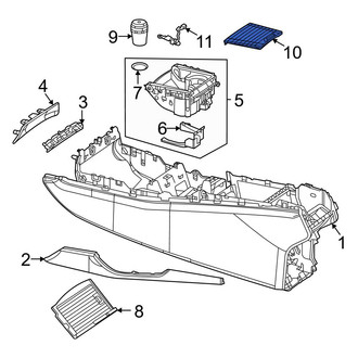 Mercedes-Benz OE - Front Console Lid