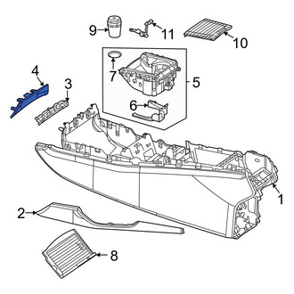 Mercedes-Benz OE - Front Console Panel