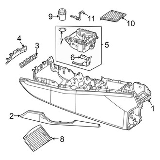 Mercedes-Benz OE - Console (Console & Front Components)
