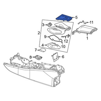 Mercedes-Benz OE - Center Console Trim Panel