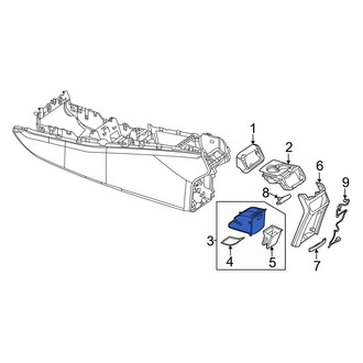 Mercedes-Benz OE - Rear Console Compartment