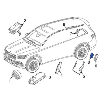 Mercedes-Benz OE - Left Seat Air Bag Bracket