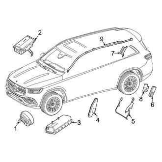 Mercedes-Benz OE - Restraint Systems - Air Bag Components (Air Bags)