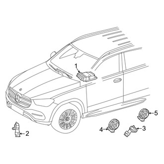 Mercedes-Benz OE - Restraint Systems - Air Bag Components (Module & Sensors)