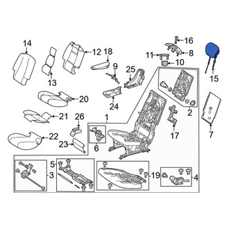 Mercedes-Benz OE - Center Headrest
