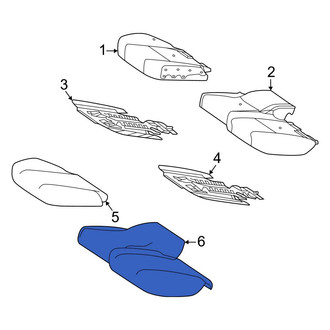 Mercedes-Benz OE - Rear Left Seat Cover