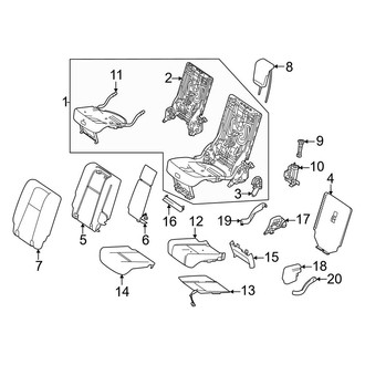Mercedes-Benz OE - Seats & Tracks - Third Row Seats