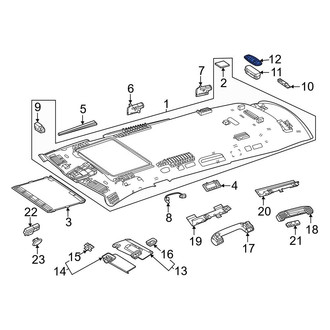 Mercedes-Benz OE - Upper Speaker Cover