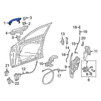 Mercedes-Benz OE - Front Left Outer Exterior Door Handle