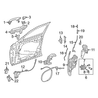Mercedes-Benz OE - Front Door - Lock & Hardware