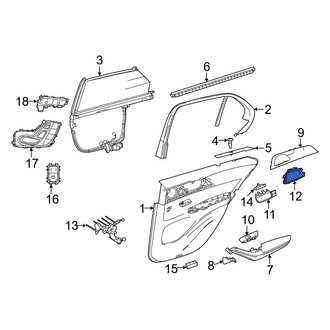 Mercedes-Benz OE - Speaker Cover