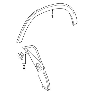 Mercedes-Benz OE - Quarter Panel - Exterior Trim