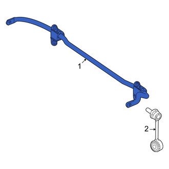 Mercedes-Benz OE - Rear Suspension Stabilizer Bar