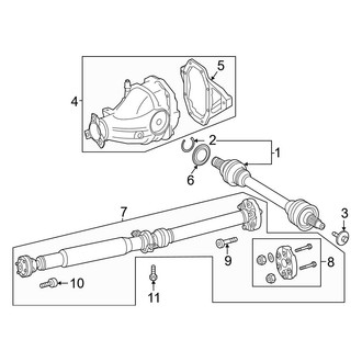 Mercedes-Benz OE - Rear Suspension - Axle & Differential
