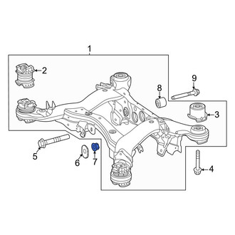 Mercedes-Benz OE - Suspension Crossmember Nut