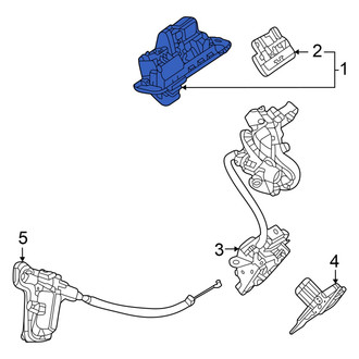Mercedes-Benz OE - Rear Liftgate Latch Handle