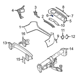 Mercedes-Benz OE - Rear Tow Eye Cap
