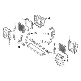 Mercedes-Benz OE - Cooling - Radiator & Components (Auxiliary)