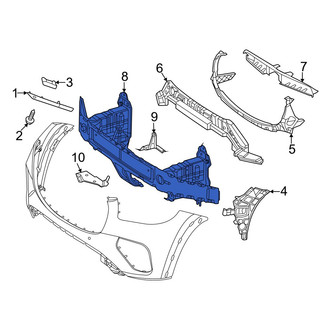 Mercedes-Benz OE - Front Bumper Impact Bar
