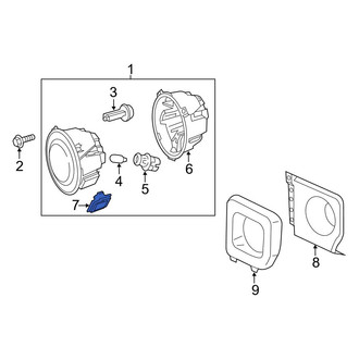 Mercedes-Benz OE - Front Headlight Control Module