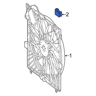 Mercedes-Benz OE - Engine Cooling Fan Shroud Clamp