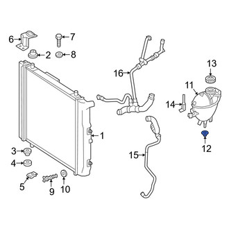 Mercedes-Benz OE - Lower Washer Fluid Reservoir Mounting Grommet