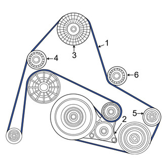 Mercedes-Benz OE - Serpentine Belt