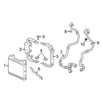 Mercedes-Benz OE - Engine Oil Cooler Line O-Ring