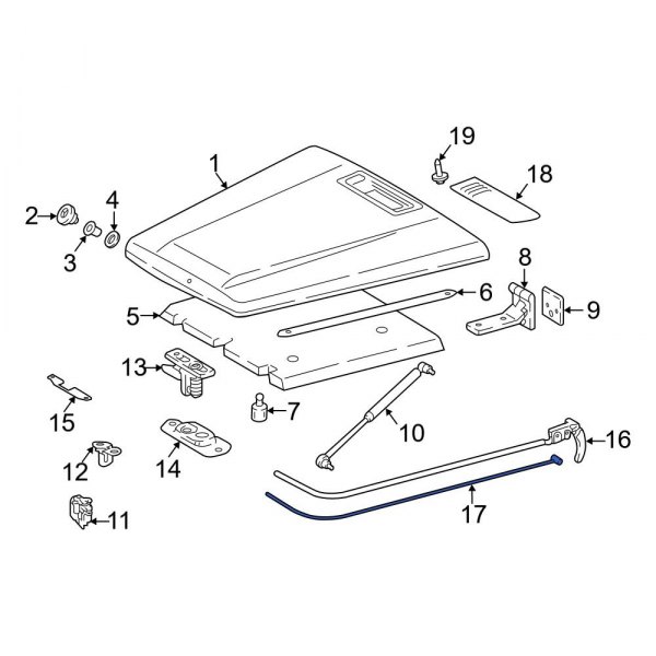 Hood Release Cable