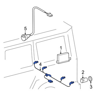 Mercedes-Benz OE - Rear Parking Aid System Wiring Harness