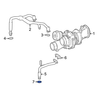 Mercedes-Benz OE - Turbocharger Oil Line O-Ring