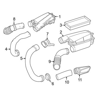Mercedes-Benz OE - Engine - Air Intake (5.5L)