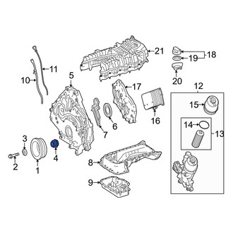 Mercedes-Benz OE - Engine Timing Crankshaft Gear