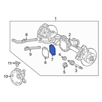 Mercedes-Benz OE - Rear Axle Housing Cover Gasket