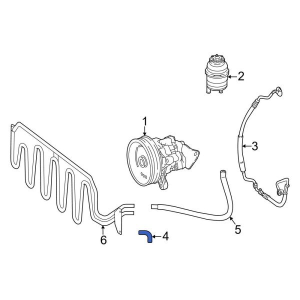 Power Steering Return Hose