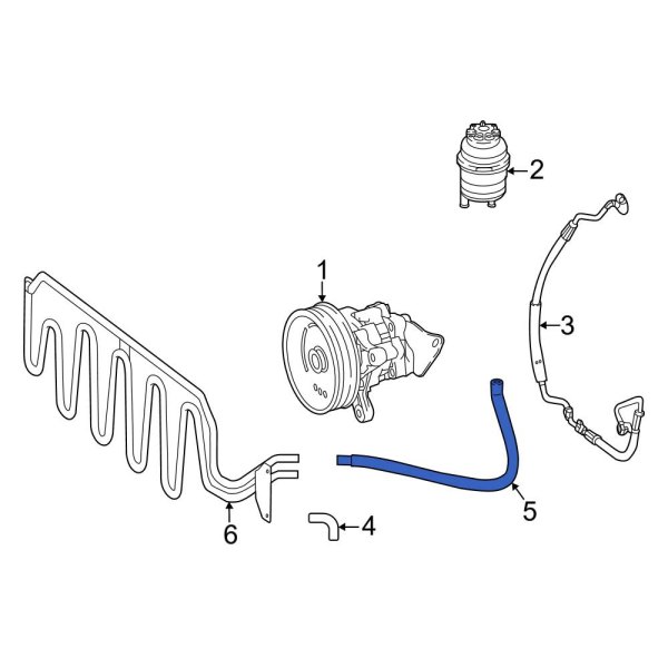 Power Steering Reservoir Hose