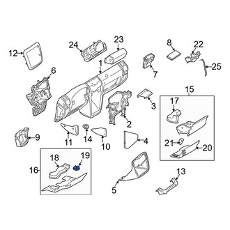 Mercedes-Benz OE - Dashboard Air Vent