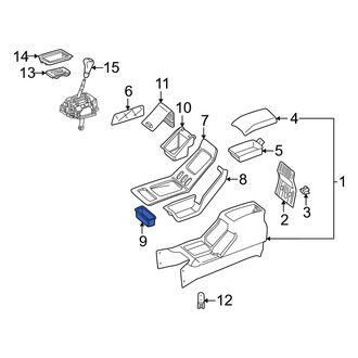 Mercedes-Benz OE - Console Tray
