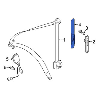 Mercedes-Benz OE - Front Seat Belt Height Adjuster Cover