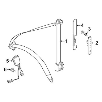Mercedes-Benz OE - Restraint Systems - Front Seat Belts