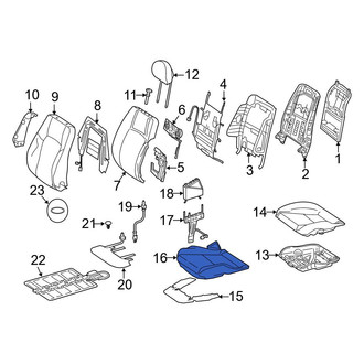 Mercedes-Benz OE - Front Right Seat Cover