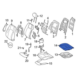 Mercedes-Benz OE - Front Left Seat Cushion Foam