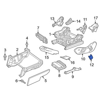 Mercedes-Benz OE - Front Right Seat Track Cover Cap