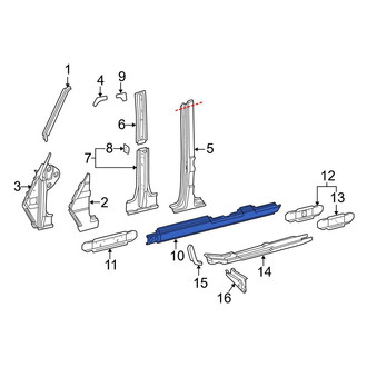 Mercedes-Benz OE - Left Rocker Panel