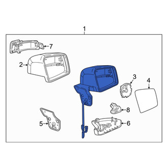 Mercedes-Benz OE - Front Left Door Mirror