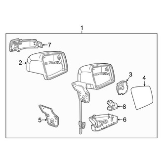Mercedes-Benz OE - Front Door - Outside Mirrors