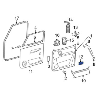 Mercedes-Benz OE - Front Right Seat Switch Panel Bezel