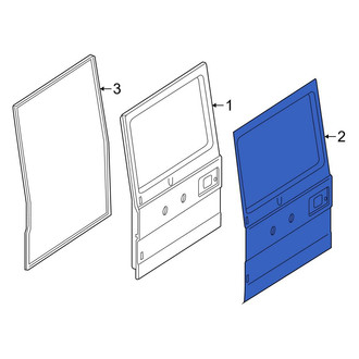 Mercedes-Benz OE - Rear Outer Door Outer Panel