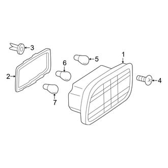 Mercedes-Benz OE - Rear Lamps - Tail Lamps