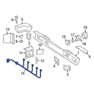 Mercedes-Benz OE - Rear Parking Aid System Wiring Harness